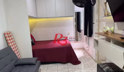 Apartamento com 1 dormitório à venda, 34 m² por R$ 330.000,00 - Ponta da Praia - Santos/SP