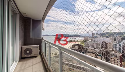 Studio com 1 dormitório para alugar, 52 m² por R$ 5.800,02/mês - Pompéia - Santos/SP