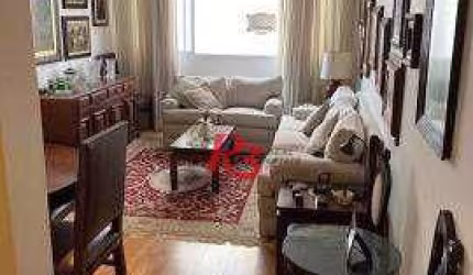 Apartamento com 2 dormitórios, 100 m² - venda por R$ 780.000,00 ou aluguel por R$ 6.740,00/mês - Gonzaga - Santos/SP