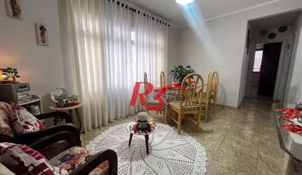 Apartamento com 2 dormitórios à venda, 72 m² por R$ 460.000,00 - Aparecida - Santos/SP