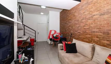 Apartamento para alugar, 69 m² por R$ 4.800,02/mês - Gonzaga - Santos/SP