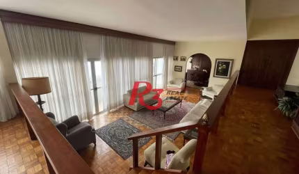 Apartamento com 4 dormitórios à venda, 235 m² por R$ 1.400.000,00 - Ilha Porchat - São Vicente/SP
