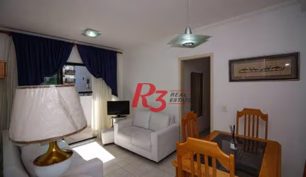 Apartamento com 2 dormitórios para alugar, 70 m² por R$ 4.631,90/mês - José Menino - Santos/SP
