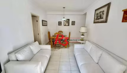 Apartamento com 2 dormitórios para alugar, 70 m² por R$ 4.421,00/mês - José Menino - Santos/SP