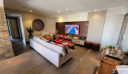 Apartamento com 3 dormitórios à venda, 123 m² por R$ 2.235.000,00 - Ponta da Praia - Santos/SP