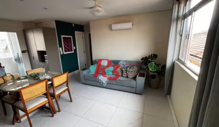 Apartamento com 2 dormitórios à venda, 75 m² por R$ 480.000,00 - Macuco - Santos/SP