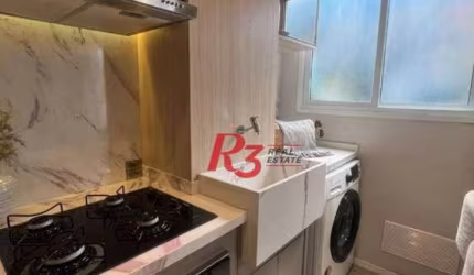 Apartamento com 2 dormitórios à venda, 42 m² por R$ 337.000,00 - Jabaquara - Santos/SP