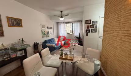 Apartamento com 2 dormitórios à venda, 84 m² por R$ 490.000,00 - Marapé - Santos/SP