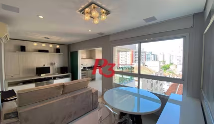 Apartamento com 2 dormitórios à venda, 98 m² por R$ 1.330.000,00 - Gonzaga - Santos/SP