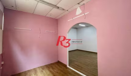 Sala para alugar, 30 m² por R$ 2.500,00/mês - Gonzaga - Santos/SP