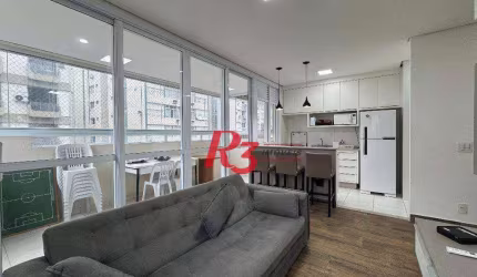 Apartamento com 2 dormitórios à venda, 72 m² por R$ 900.000,00 - Gonzaga - Santos/SP