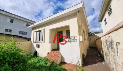 Exclusivo terreno à venda em excelente localização de Santos, com 8x37 m², plano, condição muito especial!!!