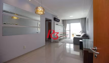 Apartamento com 2 dormitórios para alugar, 84 m² por R$ 5.800,00/mês - Vila Belmiro - Santos/SP