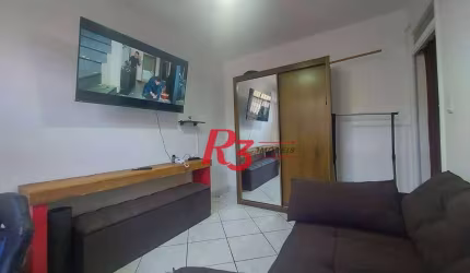 Apartamento com 2 dormitórios para alugar, 60 m² por R$ 2.800,00/mês - Vila Matias - Santos/SP