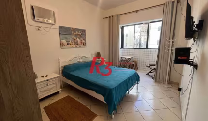 Apartamento com 1 dormitório para alugar, 40 m² por R$ 2.900,02/mês - Boqueirão - Santos/SP