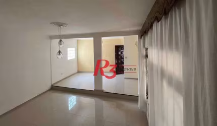 Sobrado com 3 dormitórios, 160 m² - aluguel por R$ 4.450/mês - Vila Voturuá - São Vicente/SP