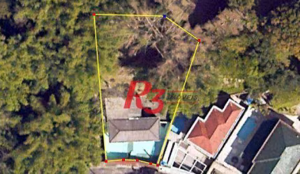Terreno à venda, 1090 m² por R$ 1.020.000,00 - Morro de Nova Cintra - Santos/SP