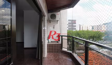 Apartamento com 3 dormitórios à venda, 135 m² por R$ 820.000,00 - Marapé - Santos/SP