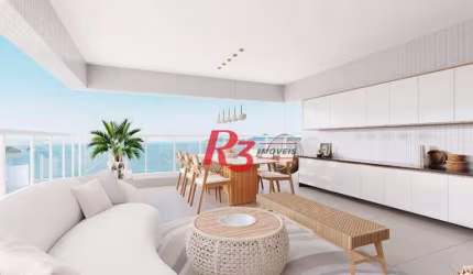 Apartamento BALI com 3 dormitórios à venda, 158 m² por R$ 2.150.000 - Embaré - Santos/SP
