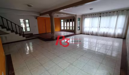 Casa com 4 dormitórios, 357 m² - venda por R$ 1.450.000,00 ou aluguel por R$ 9.700,00/mês - Aparecida - Santos/SP