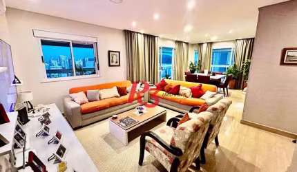 Apartamento com 3 dormitórios à venda, 171 m² por R$ 2.300.000,00 - Embaré - Santos/SP