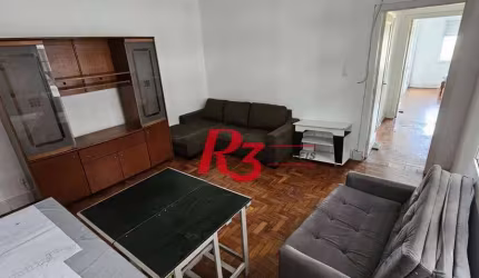 Apartamento para alugar, 100 m² por R$ 5.000,00/mês - Gonzaga - Santos/SP
