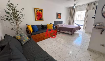 Studio para alugar, 50 m² por R$ 3.000,02/mês - Ponta da Praia - Santos/SP
