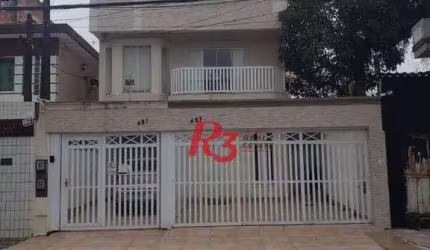 Casa superior- TRIPLEX à venda, 320 m² por R$ 1.865.000 - Aparecida- Santos/SP