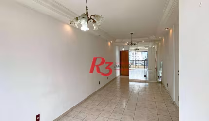 Apartamento com 2 dormitórios à venda, 111 m² por R$ 595.000,00 - Embaré - Santos/SP