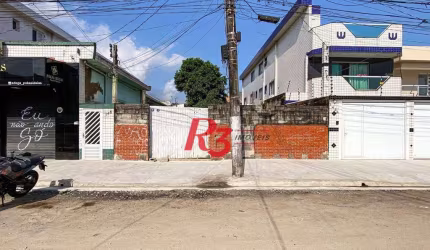Terreno à venda, 314 m² por R$ 750.000,00 - Estuário - Santos/SP