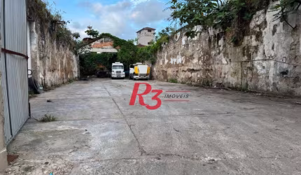 Terreno, 3960 m² - venda por R$ 11.000.000,00 ou aluguel por R$ 53.989,00/mês - Valongo - Santos/SP