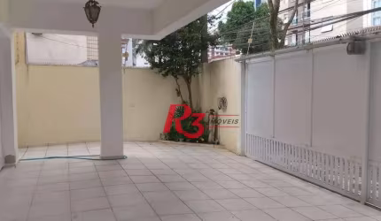 Sobrado com 3 dormitórios à venda, 180 m² por R$ 2.100.000,00 - Gonzaga - Santos/SP