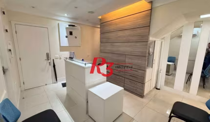 Sala, 72 m² - venda por R$ 600.000,00 ou aluguel por R$ 6.000,00/mês - Vila Matias - Santos/SP