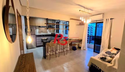 Apartamento com 1 dormitório à venda, 50 m² por R$ 500.000,00 - Vila Guilhermina - Praia Grande/SP