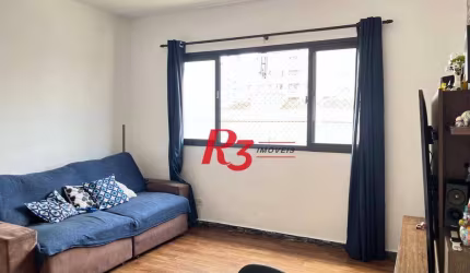 Apartamento com 3 dormitórios à venda, 110 m² por R$ 512.000,00 - Campo Grande - Santos/SP