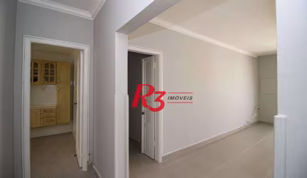 Apartamento com 3 dormitórios para alugar, 145 m² por R$ 4.500,00/mês - Ponta da Praia - Santos/SP