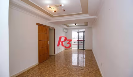 Apartamento com 3 dormitórios para alugar, 174 m² por R$ 5.900,00/mês - Aparecida - Santos/SP