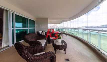 Apartamento com 4 suítes à venda, 475 m² por R$ 14.000.000 - Gonzaga - Santos/SP