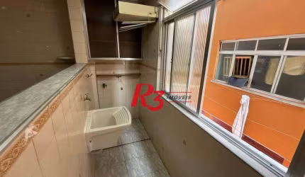 Apartamento com 3 dormitórios à venda, 87 m² por R$ 410.000,00 - Marapé - Santos/SP