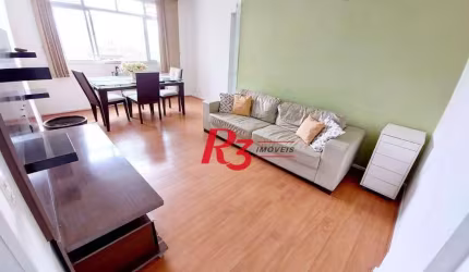 Apartamento com 2 dormitórios à venda, 90 m² por R$ 560.000,00 - Campo Grande - Santos/SP