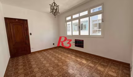 Apartamento com 2 dormitórios para alugar, 70 m² por R$ 3.000,00/mês - Embaré - Santos/SP