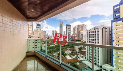 Apartamento com 3 dormitórios para alugar, 180 m² por R$ 10.800,02/mês - Boqueirão - Santos/SP