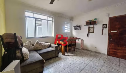 Apartamento com 2 dormitórios à venda, 72 m² por R$ 325.000,00 - Macuco - Santos/SP