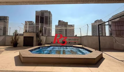 Cobertura com 4 dormitórios à venda, 600 m² por R$ 4.500.000,00 - Boqueirão - Santos/SP