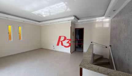 Casa com 3 dormitórios à venda, 126 m² por R$ 800.000,00 - Marapé - Santos/SP