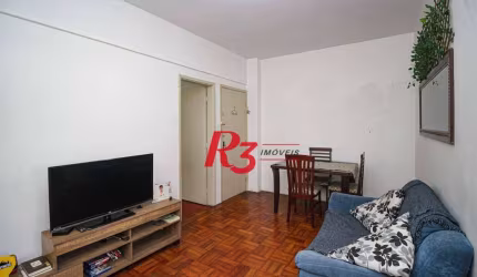 Apartamento com 2 dormitórios à venda, 84 m² por R$ 405.000,00 - Encruzilhada - Santos/SP