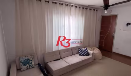 Apartamento com 3 dormitórios à venda, 59 m² por R$ 348.000,00 - Aparecida - Santos/SP