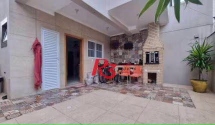 Casa com 3 dormitórios à venda, 150 m² por R$ 1.272.000,00 - Marapé - Santos/SP