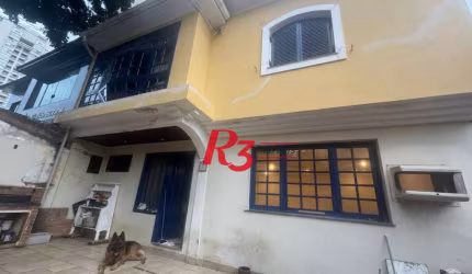 Casa com 3 dormitórios, 177 m² - venda por R$ 1.600.000,00 ou aluguel por R$ 12.000,00/mês - Gonzaga - Santos/SP