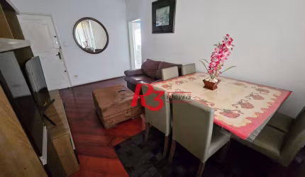 Apartamento com 2 dormitórios à venda, 80 m² por R$ 830.000,00 - Boqueirão - Santos/SP